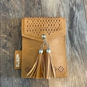 NWT Seosto Brown Purse